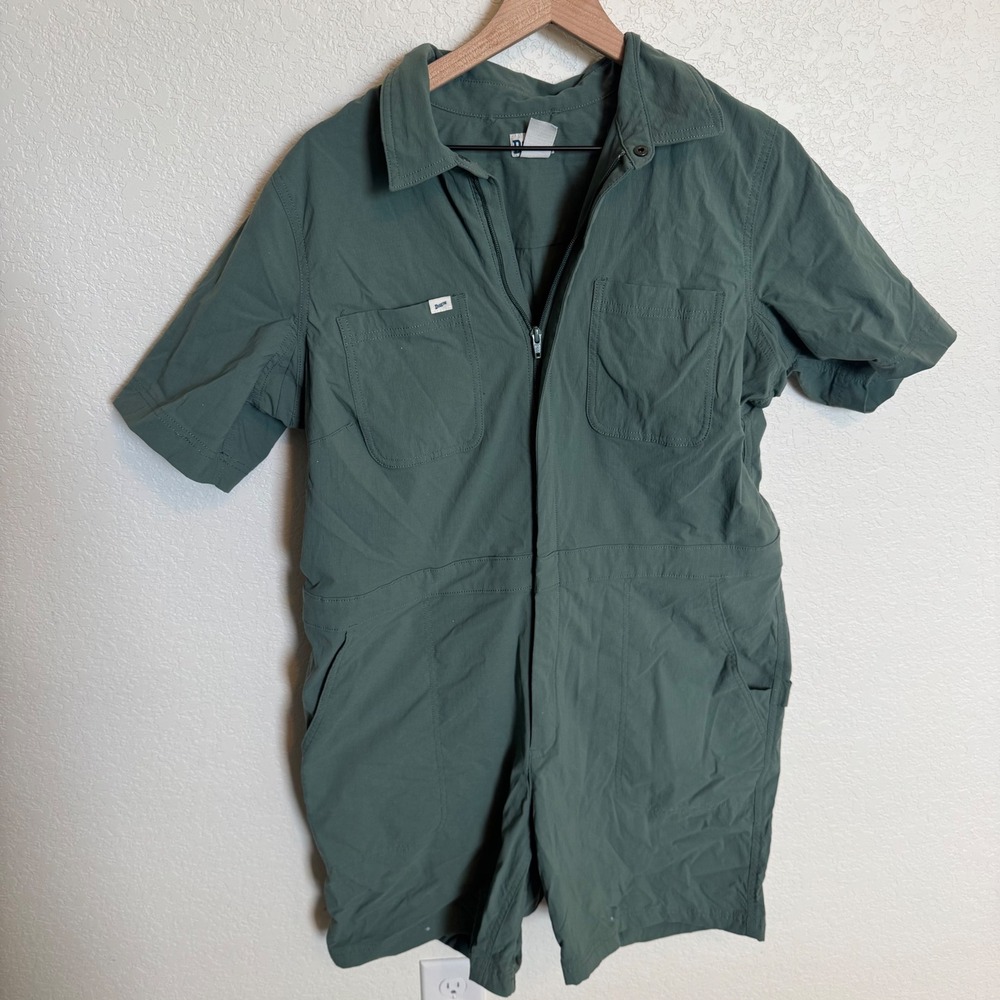 Gorpcore Utility Duluth Heirloom Gardening Short Coveralls Large Green